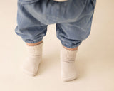 Little One Crew Socks Pack, Natural